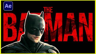 BATMAN title animation in 4 minutes