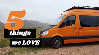 Van Conversion | 5 Things We LOVE About Our Van