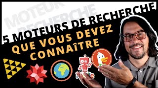 5 moteurs de recherche que vous devez connaitre