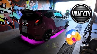 Ford Fiesta Goes Wild! Revving Madness with Epic Pops and Bangs!