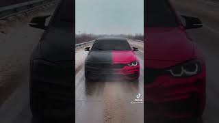 black & red crazy bmw car 😍 subscribe vehicle hub #short