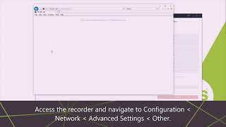 Accessing IP Cameras Through a Recorder