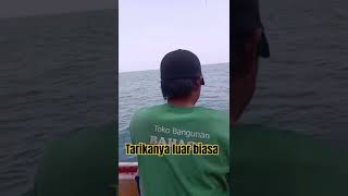 tarikan luar biasa #jitefish #mancinglaut #fishingbeach #fishing #mancinglautpinggiran #tunafish