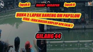 GILANG44|| DUA BATANG , DUA LAPAK BARENG PAPSLOW . AMPLOP AMAN