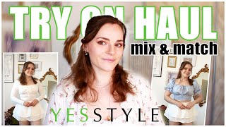 TRY ON HAUL YESSTYLE - TOPS MIX AND MATCH TENUES | JUSTINE DUERRE