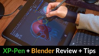 Review and Tips for using the XPPen Artist Pro 16 Gen 2 in Blender