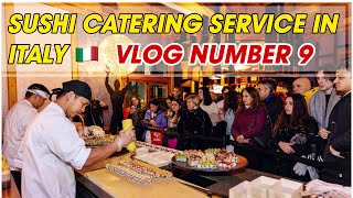 SUSHI CATERING AT DEFENDER HOUSE COSTA SMERALDA, PORTO CERVO, SARDEGNA VLOG NUMBER 9