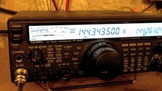 Noise on 2m during the April 2012 RSGB 144MHz UKAC contest at G0PKT