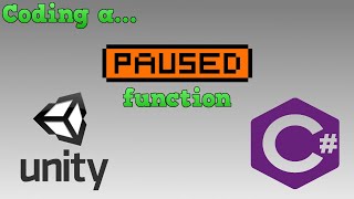 Coding a game PAUSED Function with Unity and C#