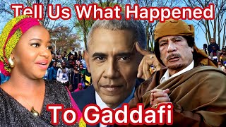 African Youth Demand An Explanation From Barack Obama About The Assassination Of Gaddafi