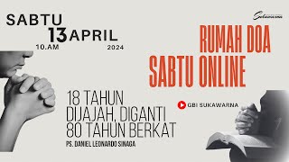 Rumah Doa Sabtu 13 April 2024