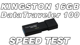 Kingston Datatraveler 100 G3 16GB USB 3.1 Speed Test