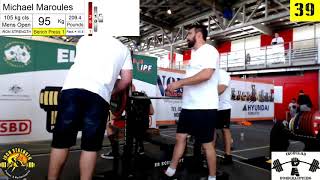 Michael Maroules Powerlifting Comp Sep 2018