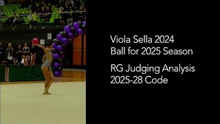 Viola Sella (ITA) 2025 Ball Analysis with 2025-28 Code