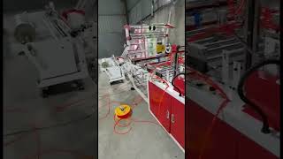 Full automatic OPP PE side sealing and cutting bag making machine with folding