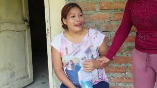 Mujer embarazada escapaba de su esposo por esta razon🥲