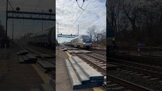 RARE Amtrak Test Train featuring HHP-8 cab car