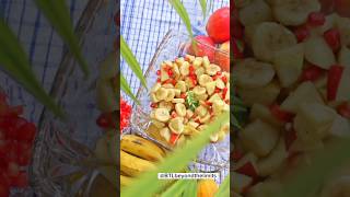 Let's make fruit chaat #shorts #viral