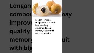 Longan The Sleep Boosting ‘Dragon’s Eye’ Fruit! #facts #foods #shorts