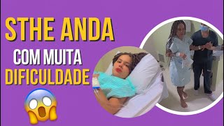 STHEFANE TEM MUITA DIFICULDADE PARA ANDAR ￼