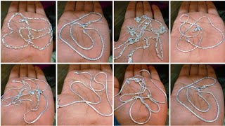 silver chain design for boys with price