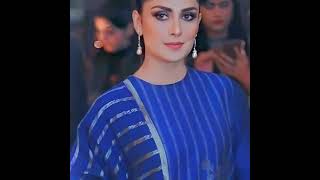 beautiful pakistani actress in blue dress ❤️