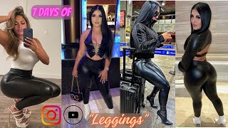 Style Shiny Leather Look Leggings Daily 2024 | Top 50 How To Style Curvy Leather Fashion 7 Days