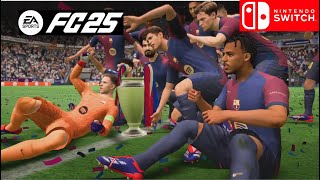 FC 25 Nintendo Switch   UEFA Champion League Full Gameplay