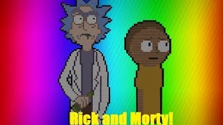 [Minecraft Speedbuild] Rick and Morty (Timelapse)