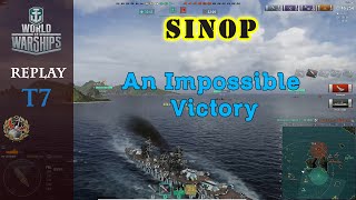 World of Warships | Sinop - An impossible victory | Team Carry | Sinop gameplay