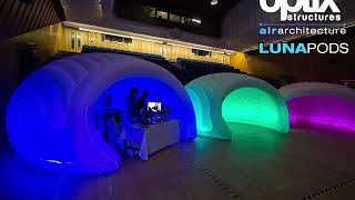 Luna Pods Pop Up Creative Spaces Optix Structures