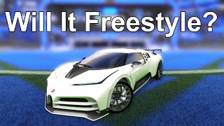 Rocket League NEW Bugatti Centodieci... Will it Freestyle?