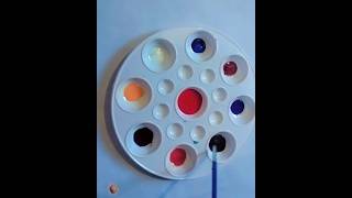 Easy Color mixing satisfy video|| color mix ❤️+💙|| #shorts #satisfying #mix #colours #arts💥💥