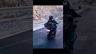 #snow #winter #mountains #travel #landscape #shortfeed #biker #travelvlog #shorts #youtubeshorts