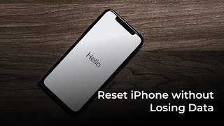 Can i reset iPhone without losing anything?