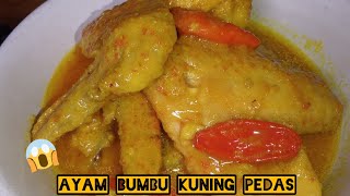 Ayam bumbu kuning pedas