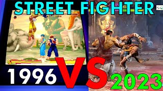 Gameplay Comparison Street Fighter 1996 and 2023