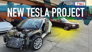 MOST EXPENSIVE TESLA PROJECT / TESLA GULLWING Ep 1/Tesla Model 3 Mercedes