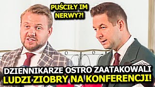 LUDZIE ZIOBRY ZAATAKOWANI PRZEZ DZIENNIKARZY W SEJMIE! JAKIEMU I OZDOBIE ZACZĘŁY PUSZCZAĆ NERWY?!