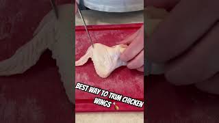 Simple HOW TO Trim your Chicken Wings #shorts #chickenwings #wings