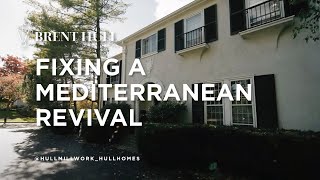 Mediterranean Revival home fix. A designers new home