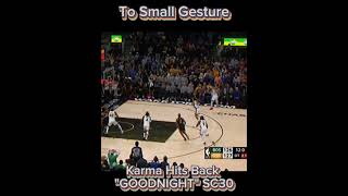 Stephen Curry "Goodnight Boston"