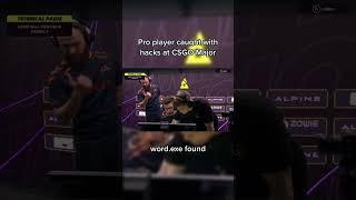 Pro Player caught with cheats during Major #csgo #cs2#major