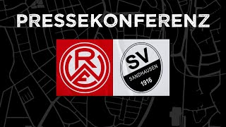 🔴 RE-LIVE: Pressekonferenz vor dem Spiel Rot-Weiss Essen - SV Sandhausen