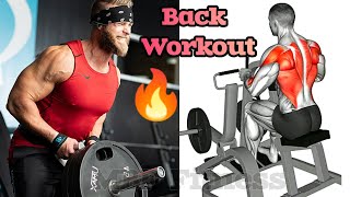 Best Back Workout | Lats Workout | Build Bigger Back at Gym at Home | Back Exercises