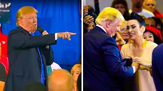 During Speech Trump Notices Woman From His Past In The Crowd... His Reaction Will Make You Emotional