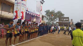 15th Adani volleyball🤾 tournament inaguration time.......at DOSINGA,DHAMARA