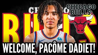 BULLS LAND RISING STAR: Pacôme Dadiet Says YES to CHICAGO | Chicago Bulls News