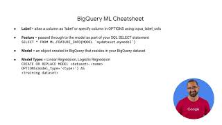 BigQuery ML: key features walkthrough - Google Cloud Platform Big Data and Machine Learning