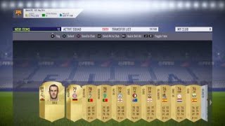 Emman_T9 packed walkout Bale in weekly objective reward fut 18 pack opening